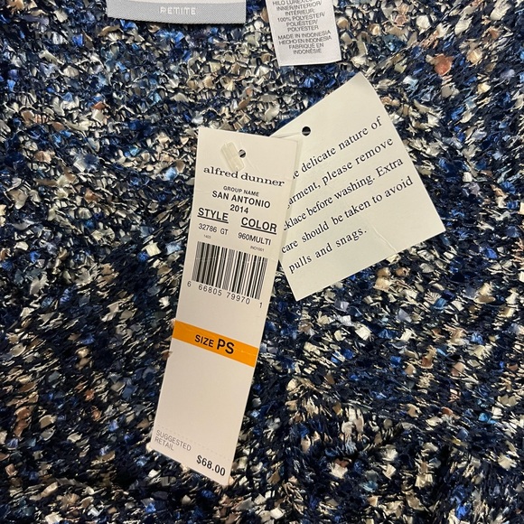 Alfred Dunner • Size Small (P) • Cardigan • Sweater • Blue • New W/ Tags - Picture 16 of 16